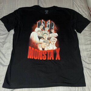 Monsta X K-Pop Korean Band T Shirt - Size XL